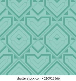 Abstract striped textured geometric seamless pattern. Vector. 