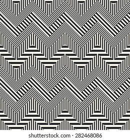 Abstract striped textured geometric seamless pattern.