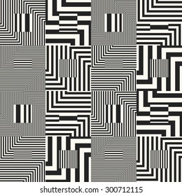 Abstract striped textured geometric seamless pattern.