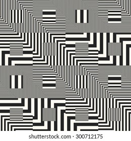 Abstract striped textured geometric seamless pattern.