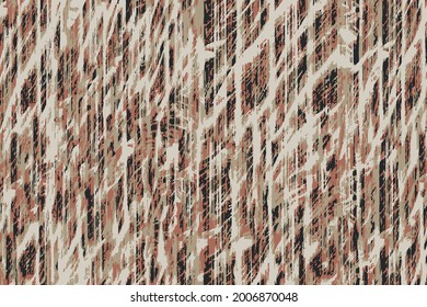 Abstract striped textured seamless pattern. Grunge vector multicolor stripe pattern background.