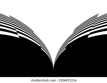 Resumen de transición rayada de negro a blanco. Fondo vectorial moderno.