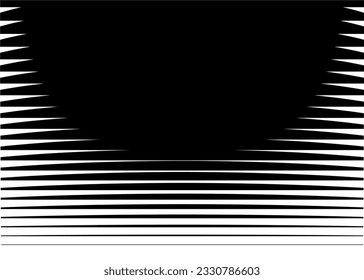 abstract striped transition from black to white. trendy pattern. Modern vector background