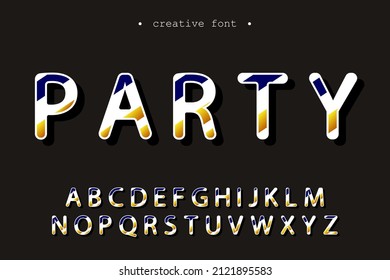Abstract striped typography symbol, vector set, latin typescript alphabet collection, creative graphic font for brand, modern logo, simple design element, urban letter, text sign template.