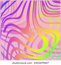 Abstract striped wave. Vector Abstract curved lines background. Template brochure design. Eps 10.