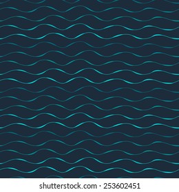 abstract striped wavy seamless pattern