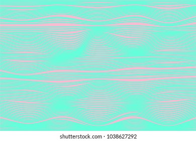 Abstract Stripes Background with 3d Effect. Distorted Curved Lines. Futuristic Wavy Illustration. Abstract Background for Web Design, Wallpaper, Banner, Presentation, Cover, Brochure, Musical Poster.