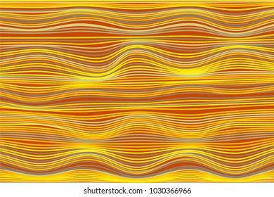 Abstract Stripes Background in Ethnic Style. Distorted Curved Lines. Wavy Illustration in Hipster Style. Colorful Abstract Background for Web Design, Wallpaper, Presentation or Your Project.