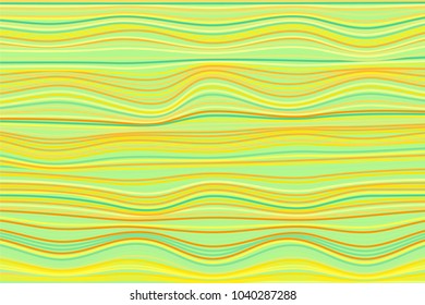 Abstract Stripes Background in Ethnic Style. Distorted Curved Lines. Wavy Illustration in Hipster Style. Colorful Abstract Background for Web Design, Wallpaper, Presentation or Your Project.