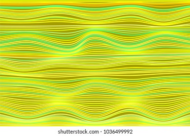 Abstract Stripes Background in Hipster Style. Distorted Curved Lines. Bright Wavy Illustration. Colorful Abstract Background for Web Design, Wallpaper, Presentation or Your Project.