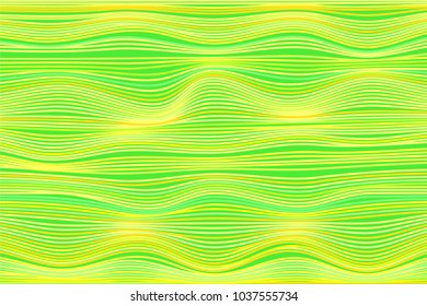 Abstract Stripes Background in Hipster Style. Distorted Curved Lines. Bright Wavy Illustration. Colorful Abstract Background for Web Design, Wallpaper, Presentation or Your Project.