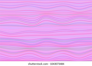 Abstract Stripes Background in Pastel Color Design. Distorted Curved Lines. Wavy Illustration in Hipster Style. Colorful Abstract Background for Web Design, Wallpaper, Presentation or Your Project.