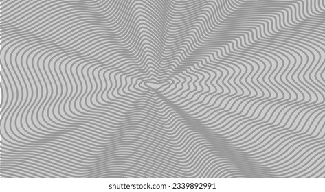 Abstract stripes black and white optical art wave line background. Shine effect from blend lines. Vector illustration

Vector Formats