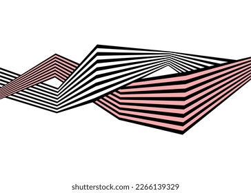 
Abstract stripes of broken black parallel lines on a white background. For interior decor, wall art, web design, advertising, printing, packaging. Sports pattern, Trendy striped background
