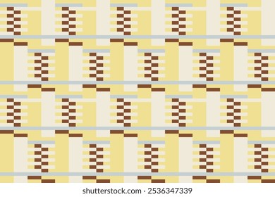 Abstrakte Streifen und kariertes Hintergrund-Design - geometrische zufällige nahtlose Muster Design Vektor