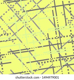Abstract stripes with dots, seamless background.