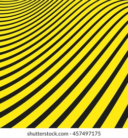 Abstract stripes pattern. Vector background. Vector striped background. Curved stripes