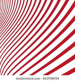 Abstract stripes pattern. Vector background. Vector striped background. Curved stripes