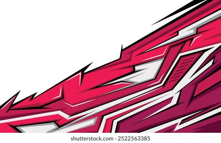 Diseño Abstractas de la etiqueta engomada del vinilo del abrigo del coche del estilo de las rayas
