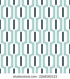 Abstract Stripes Squares Retro Monochrome Seamless Vector Pattern Trendy Fashion Colors Perfect for Allover Fabric Print or Wrapping Paper Pastel Blue Tones