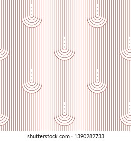 Abstract stripes. Vector illustration of seamless pattern.