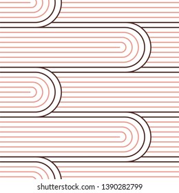 Abstract stripes. Vector illustration of seamless pattern.