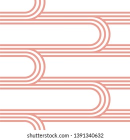 Abstract stripes. Vector illustration of seamless pattern.