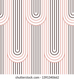 Abstract stripes. Vector illustration of seamless pattern.