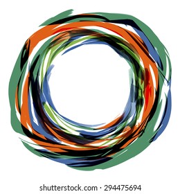 Abstract stripes watercolors pattern : vector eps.10