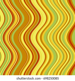 Abstract stripes wave ripple texture vector. Curved lines wavy ribbons pattern. Advertising banner, billboard or card decorative striped background graphic design. Vertical stripes.