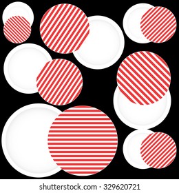 Abstract stripped geometric background. Vector illustration