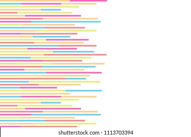 Abstract strips colorful background with copy space, Modern pastel backdrop, Vector illustration