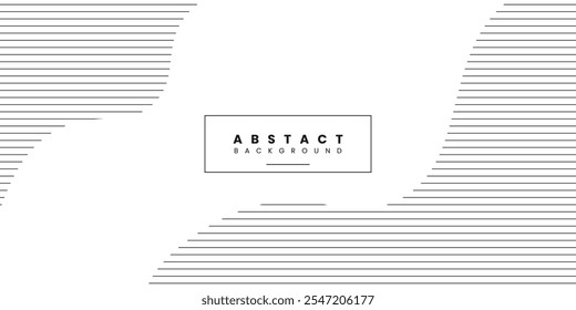 Abstract strips line white background design. Vector illustration