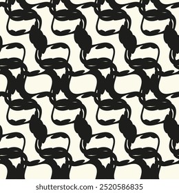 Fondo ondulado texturizado diagonal de trazo Abstractas. Patrón sin fisuras.