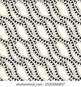 Abstrakter, diagonal gewellter, strukturierter Hintergrund. Nahtloses Muster.