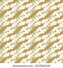 Abstract stroke diagonal wavy textured background. Seamless pattern. Vector.