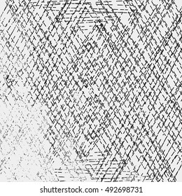Abstract Stroke Distressed Overlay Texture. Empty Grunge Background. EPS10 vector.