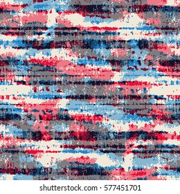 Abstract stroke and stain distressed background. Seamless pattern.