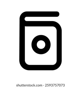 abstract Strongbox Shape line icon 