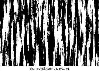 Abstract Structural Curved Pattern. Black and White Dots, Lines. Poster for Print. The Vector Illustration image. For posters, banners, retro design
