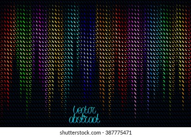 Abstract Structure  Background. Colorful Equalizer. Vector Illustration