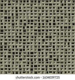 Abstract Structure Blocks Generative Art background illustration