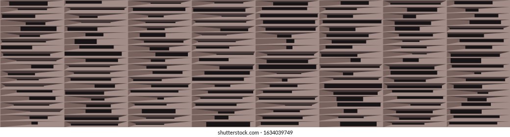 Abstract Structure Blocks Generative Art background illustration