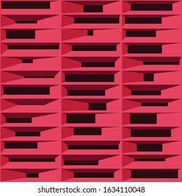 Abstract Structure Blocks Generative Art background illustration