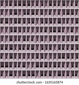 Abstract Structure Blocks Generative Art background illustration