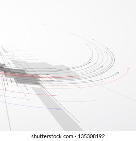 abstract structure circuit computer cube technology business background