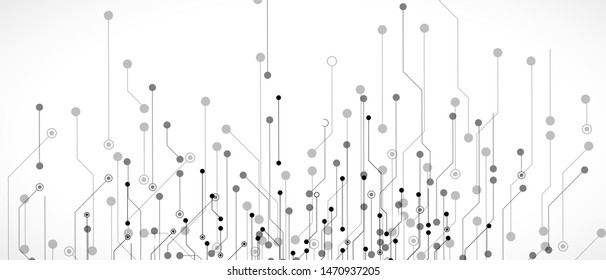 abstract structure circuit computer technology business background