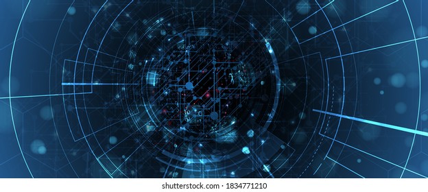 abstract structure circuit computer technology business background