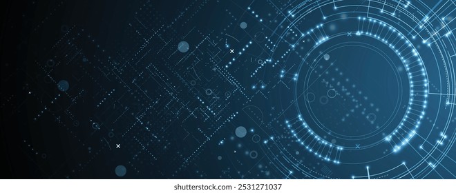 estrutura abstrata circuito tecnologia de computador plano de fundo empresarial