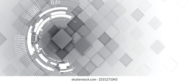 abstract structure circuit computer technology business background